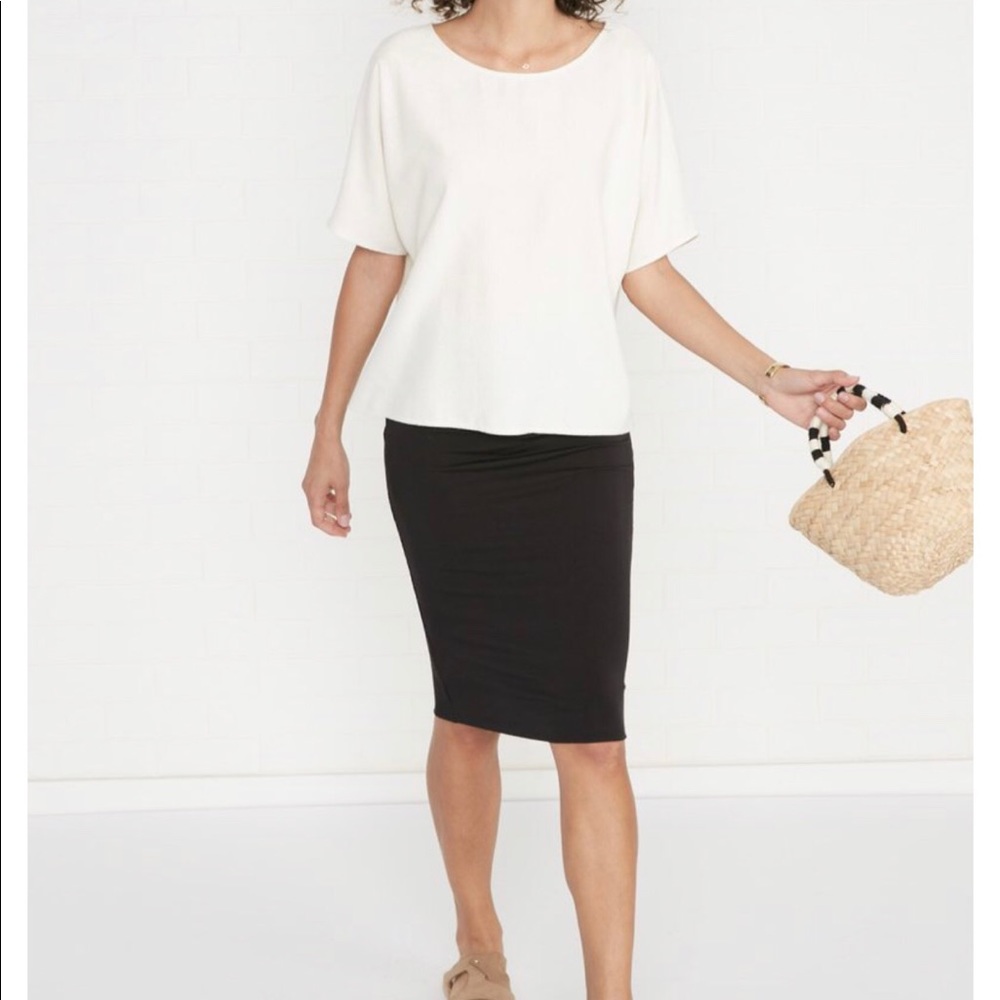 Amour vert Yuma softest pencil skirt